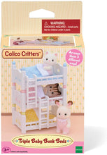 Load image into Gallery viewer, Calico Critters Triple Baby Bunk Beds