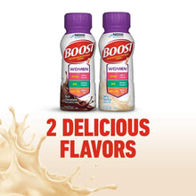 Load image into Gallery viewer, BOOST Women Balanced Nutritional Drink, Very Vanilla, 8 Ounce Bottle (Pack of 6) (Packaging May Vary)