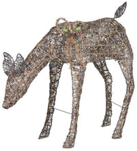 Load image into Gallery viewer, Home Accents Holiday 3.5 ft Meadow Frost Animated LED Brown Doe