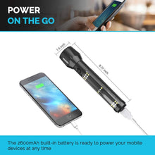 Load image into Gallery viewer, Renogy E.Lumen 500 Multi-Functional Flashlight Rechargeable Battery, Glass Shattering Hammer Magnetic Attachment