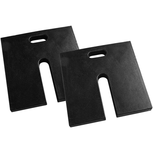 Caravan Canopy Rubber Weight Plates-Set of 2