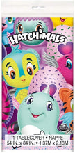 Load image into Gallery viewer, Unique Hatchimals Rectangular Plastic Table Cover, 54" x 84", Pink/Purple, One Size, Model: 59303