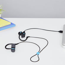 Load image into Gallery viewer, JAM Live Fast Workout Earphones 30 ft. Bluetooth Range, IP67 Sweat Resistant Earbuds 3 Sizes Included, 12 Hour Battery Life, Hands-Free Calling Cream Soda HX-EP404CS