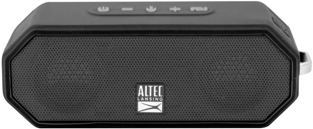 Altec Lansing IMW449 Jacket H2O 4 Rugged Floating Ultra Portable Bluetooth Waterproof Speaker with up to 10 Hours of Battery Life, 100FT Wireless Range and Voice Assistant Integration