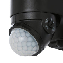 Load image into Gallery viewer, Defiant 180° Black Solar Powered Motion LED Security Light with Battery Backup