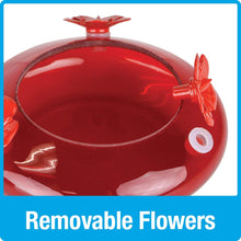 Load image into Gallery viewer, Nature's Way Bird Products MHF4 Garden Top Fill Hummingbird Feeder, 16 oz Capacity, Red