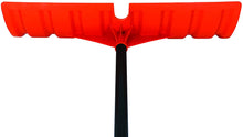 Load image into Gallery viewer, Bigfoot 1270-1 25&quot; Pusher Roller Metal Handle-Large D Grip Snow Shovel, Orange