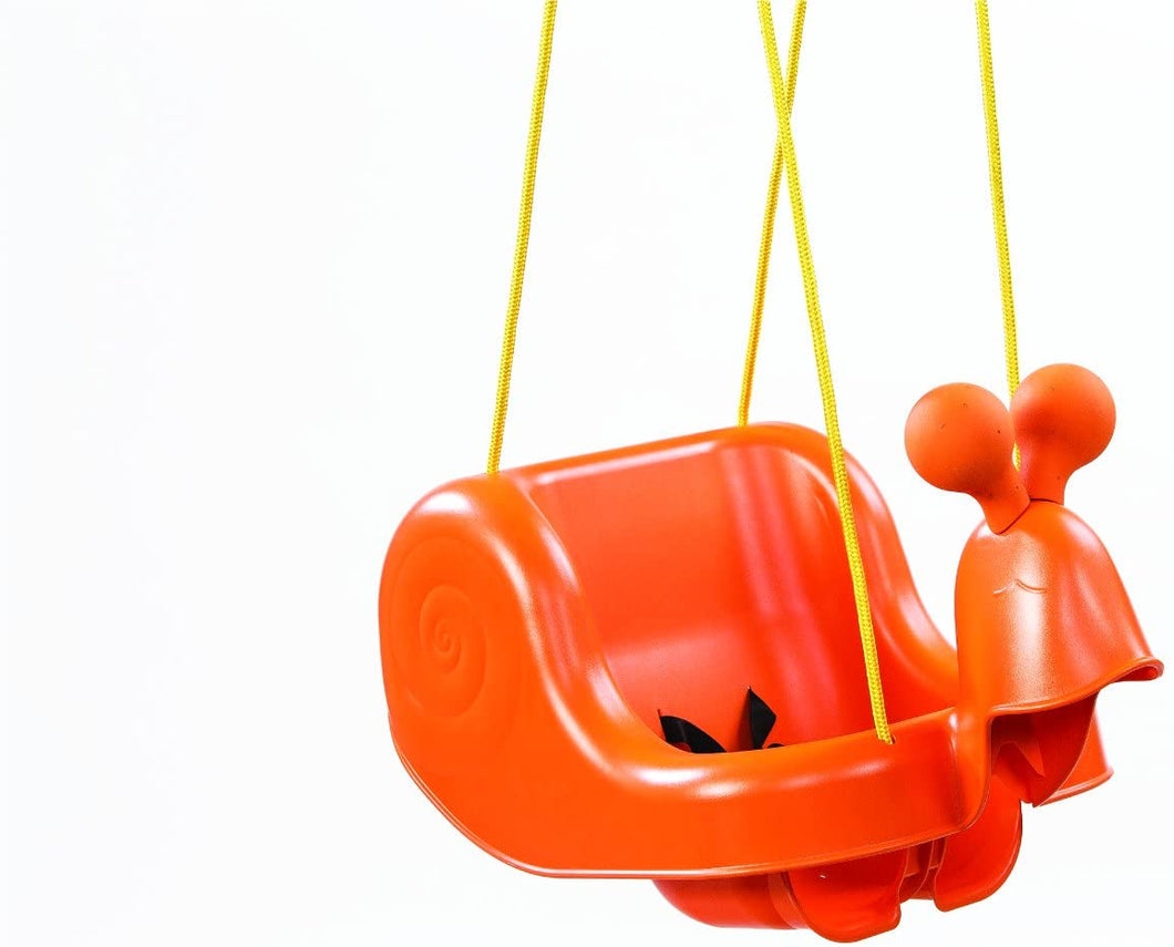 CREATIVE CEDAR DESIGNS Snail Toddler Swing with Rope