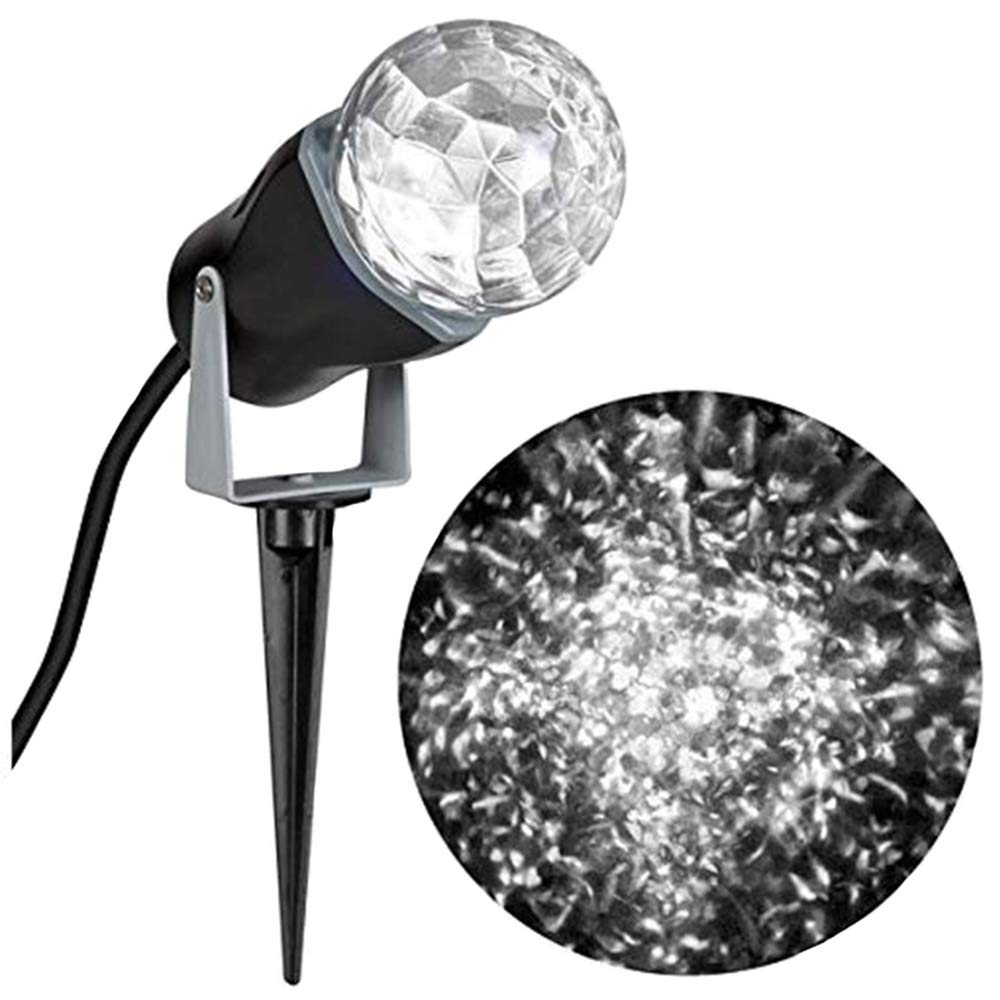 Gemmy Outdoor Lightshow Spot Light Kaleidoscope White - Outdoor Holiday Light