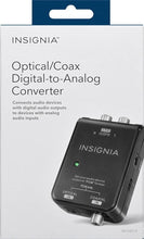 Load image into Gallery viewer, Insignia Optical/Coaxial Digital-to-Analog Converter - Black