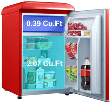 Load image into Gallery viewer, Galanz GLR25MRDR10 retro-compact-refrigerator