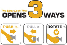 Load image into Gallery viewer, Brinks Push Pull Rotate Door Locks Harper