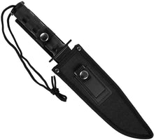 Load image into Gallery viewer, Whetstone Cutlery The Vermillion Survival Knife and Kit with Sheath Knife, Black (25-87612)