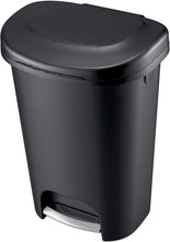 Load image into Gallery viewer, Rubbermaid NEW 2019 VERSION Step-On Lid Trash Can for Home, Kitchen, and Bathroom Garbage, 13 Gallon