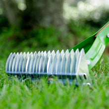 Load image into Gallery viewer, AMES 2915100 Adjustable Self-Cleaning Thatch Rake with Hardwood Handle, 61-Inch