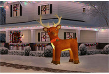Load image into Gallery viewer, Gemmy 10.5Ft. Tall Christmas Inflatable Airblown Giant Plush Reindeer Indoor/Outdoor Holiday Decoration