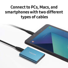 Load image into Gallery viewer, Samsung T5 Portable SSD - 500GB - USB 3.1 External SSD (MU-PA500B/AM)