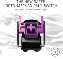 Load image into Gallery viewer, Razer Huntsman Gaming Keyboard: Fastest Keyboard Switches Ever - Clicky Optical Switches - Customizable Chroma RGB Lighting - Programmable Macro Functionality - Mercury White