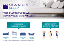 Load image into Gallery viewer, Signature Sleep 6146119SET Conventional Bed Mattress, Set of 2: Twin and Full, White