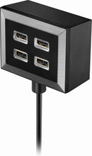 Load image into Gallery viewer, Rocketfish - 4-Port USB Charger - Black
