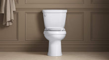 Load image into Gallery viewer, KOHLER K-4636-0 Cachet Elongated White Toilet Seat, with Grip-Tight Bumpers, Quiet-Close Seat, Quick-Release Hinges, Quick-Attach Hardware, No Slam Toilet Seat, White