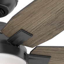 Load image into Gallery viewer, Antero 46 in. LED Indoor Matte Black Ceiling Fan with Light Kit