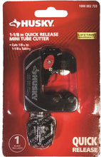 Load image into Gallery viewer, Husky Quick Release 1-1/8 in. Mini Tube Cutter