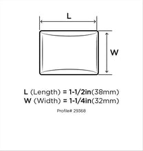 Load image into Gallery viewer, Amerock 2000693 Candler Cabinet Knob, 1-1/2 inch (38 Millimeter) Length, Polished Nickel