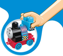 Load image into Gallery viewer, Mega Bloks Thomas Racin' Railway Wagon Building Set