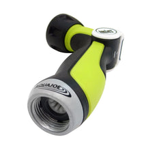 Load image into Gallery viewer, Sun Joe AJHN100-QC One Touch Adjustable Hose Nozzle w/Smart Throttle Control, Green