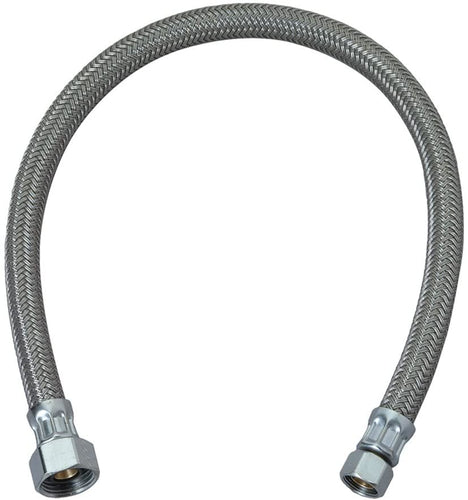 Brasscraft B3-16A F 1/2-Inch Comp by 1/2-Inch FIP by 16-Inch Faucet Connector, White