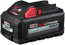 Load image into Gallery viewer, Milwaukee 48-11-1862 M18 18-Volt Lithium-Ion High Output 6.0Ah Battery Pack (2-Pack) (Non-Retail Packaging)