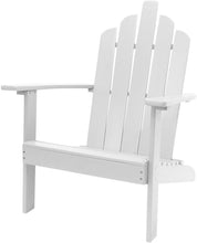 Load image into Gallery viewer, Westin Furniture Outdoor Patio Wood Adirondack Chair, White