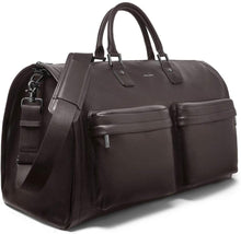 Load image into Gallery viewer, Hook &amp; Albert Men&#39;s Top Grain Gen 2 Garment Weekender Bag with Shoulder Strap Carry-On Collection (Espresso)