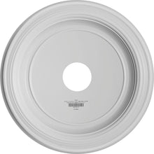 Load image into Gallery viewer, Ekena Millwork CMP10TR 10&quot;OD x 3 1/2&quot;ID x 1 8&quot;P Traditional Ceiling Medallion (Fits Canopies up to 3 1/2&quot;)
