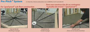GOOF PROOF SHOWER PPK/EXT-202 Pre-Pitch Extended Kit