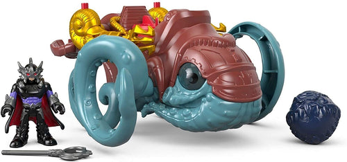 Fisher-Price Imaginext DC Super Friends Aquaman, Sea Creature & Ocean Master,Multicolor