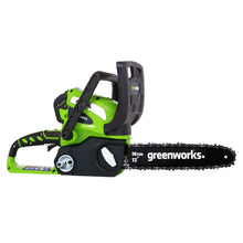 Load image into Gallery viewer, Greenworks 12-Inch 40V Cordless Chainsaw, 2.0 AH Battery Included 20262