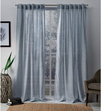 Load image into Gallery viewer, Exclusive Home Curtains Bella Window Curtain Panel Pair with Hidden Tab Top