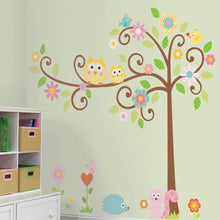 Load image into Gallery viewer, RoomMates Happi Scroll Tree Peel and Stick Wall Decal Megapack