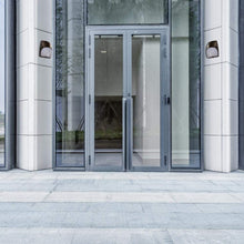 Load image into Gallery viewer, Commercial Electric 100-Watt Equivalent Integrated Led Bronze Dusk to Dawn Outdoor Security Wall Pack Light, 3000K (2-Pack)