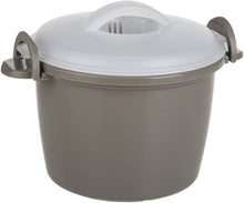 Load image into Gallery viewer, Progressive International Set Microwave Rice Cooker, 4 Piece, Gray