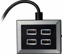 Load image into Gallery viewer, Rocketfish - 4-Port USB Charger - Black