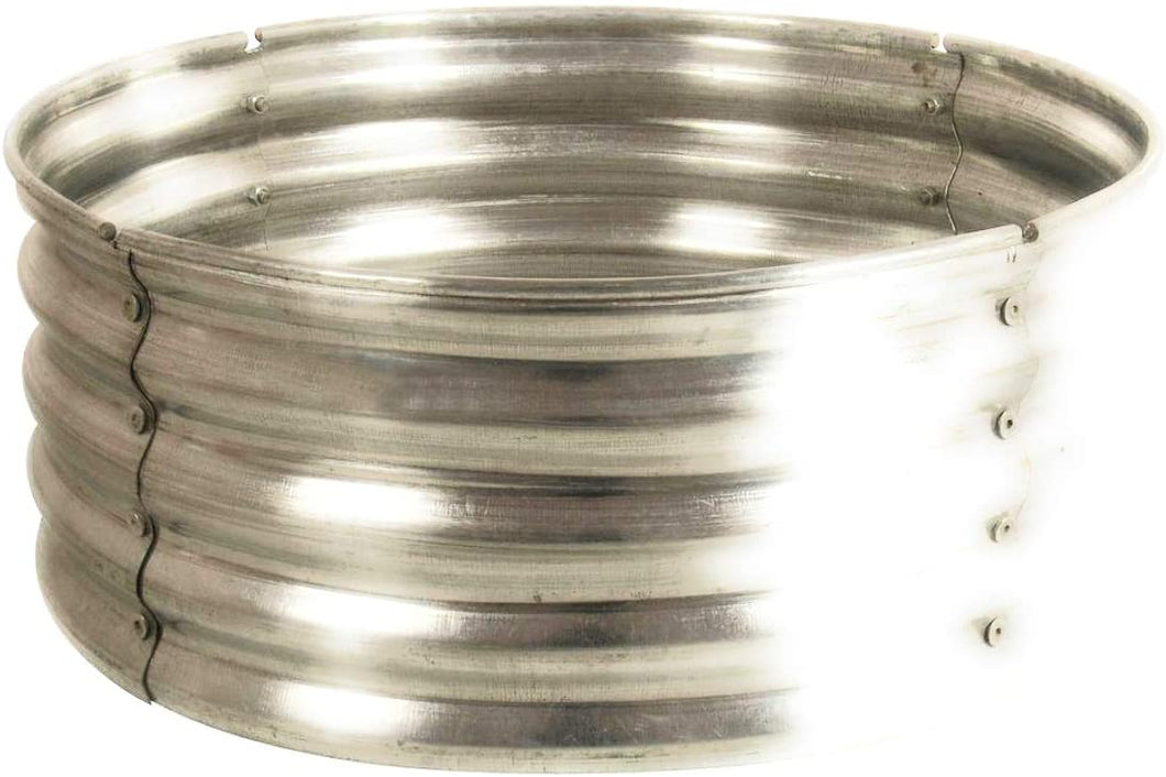 30 in. Galvanized Round Fire Pit Ring