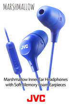 Load image into Gallery viewer, JVC Memory Foam Earbud Marshmallow Memory Foam Earbud with Mic Pink (HAFX38MP)