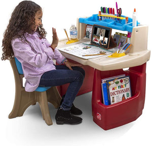 Step2 Deluxe Art Master Kids Desk | Assembles In Min, Multi/None, Model Number: 702500