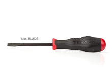 Load image into Gallery viewer, TEKTON 1/4 Inch Slotted High-Torque Screwdriver (Black Oxide Blade) | 26623