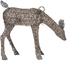 Load image into Gallery viewer, Home Accents Holiday 3.5 ft Meadow Frost Animated LED Brown Doe
