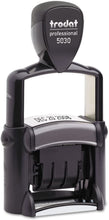Load image into Gallery viewer, U.S. Stamp &amp; Sign Professional Date Stamp, Black