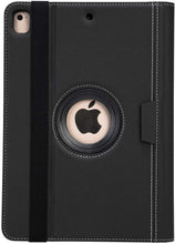Load image into Gallery viewer, Targus VersaVu Classic Apple iPad (6th /5th gen), iPad Pro (9.7-inch), iPad Air 2 &amp; iPad Air Protective Case with Slim TriFold Stand Cover, Enhanced Audio, Secure Strap Closure, Black (THZ634GL)